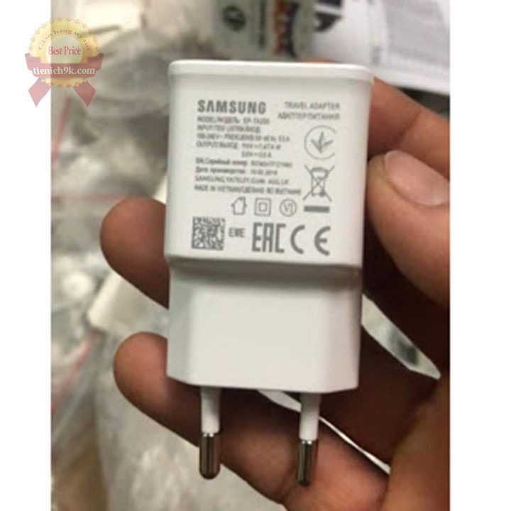 Củ cốc sạc nhanh QC cho SamSung S9 S10 Plus note 9 note 10 – Hàng Chuẩn Foxconn 15W 9V 1.67A / 5V-2A