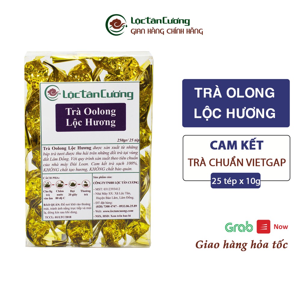 Trà Ô Long Lộc Hương Lộc Tân Cương Hộp 25 Tép 10g