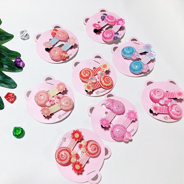 Set 2 kẹp tóc cho bé gái