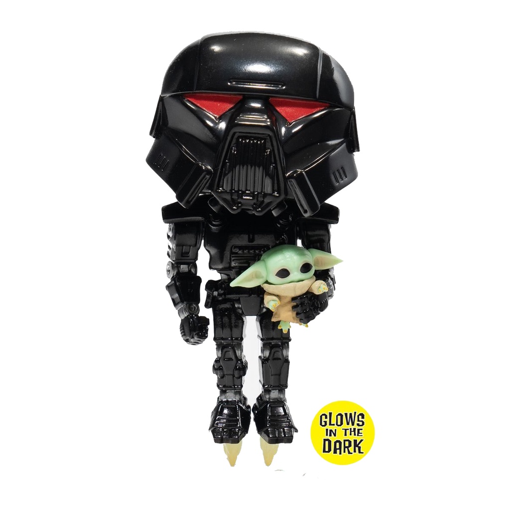 Mô hình đồ chơi Funko Pop Dark Trooper with Grogu (Star Wars)