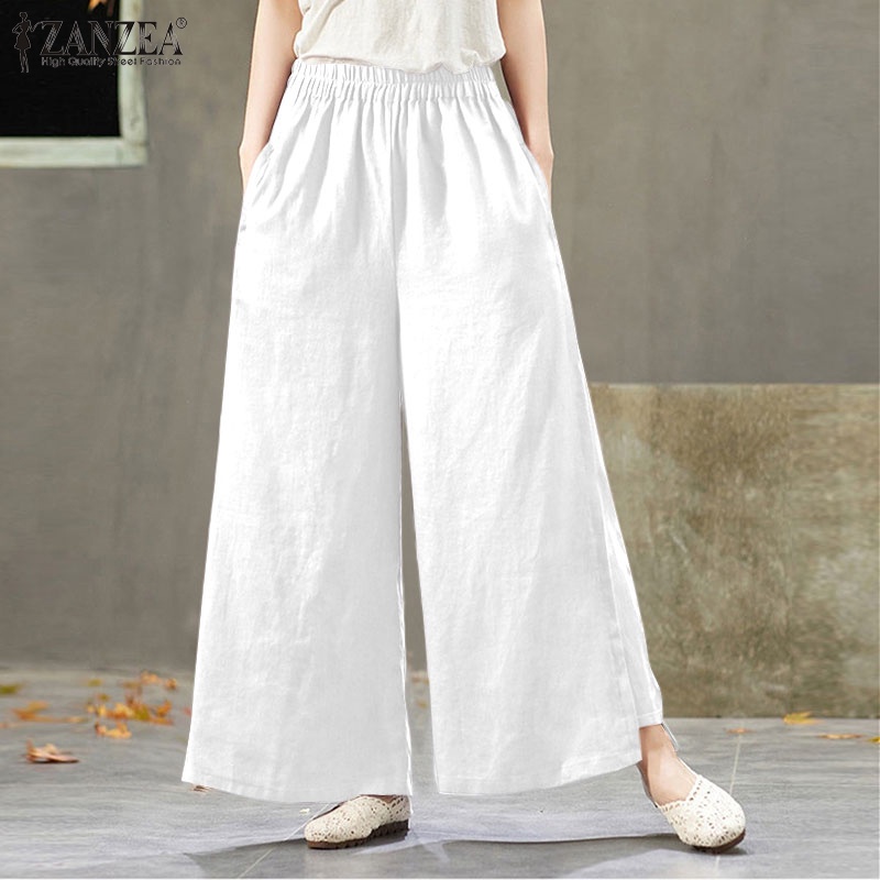 Quần ống rộng Zanzea thiết kế trẻ trung thời trang cho nữ