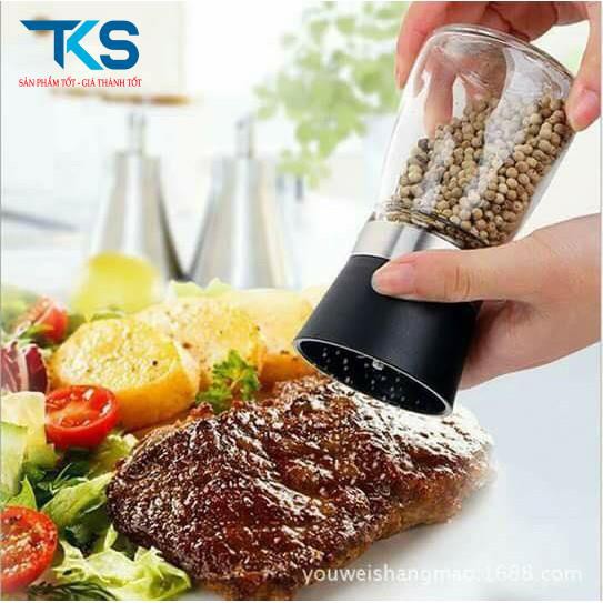 Dụng cụ xay tiêu thuỷ tinh