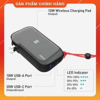 Sạc dự phòng đa năng idmix ch06 mr.charger 10.000mah