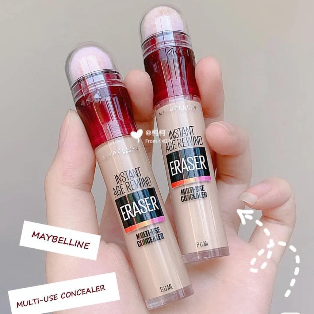 Bút Che Khuyết Điểm, Giảm Quầng Thâm Maybelline Instant Age Rewind Eraser 6ml