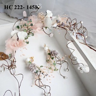 Hoa cài tóc cô dâu ms 222