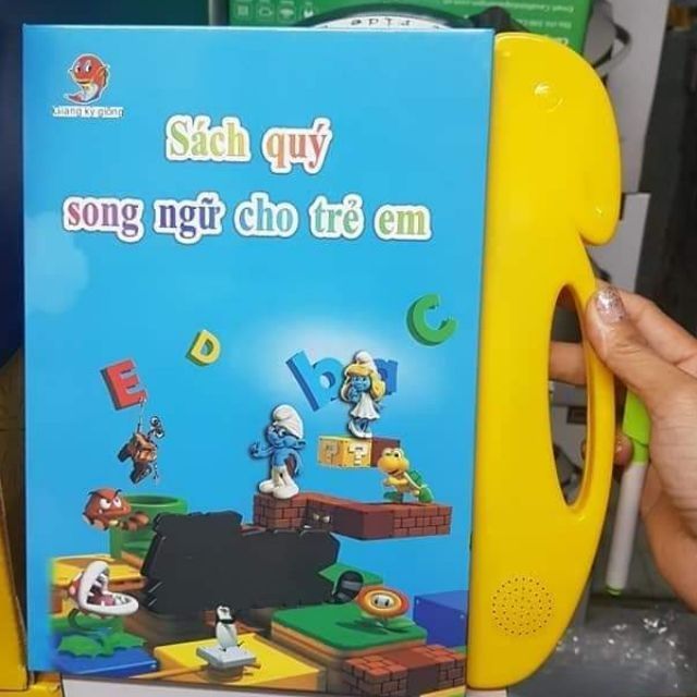 [Giảm giá sốc] Đồ chơi thông minh, Sách nói điện tử song ngữ Anh - Việt cho bé từ 1-5 tuổi, tặng kèm 1bút,  3 pin - Xuka