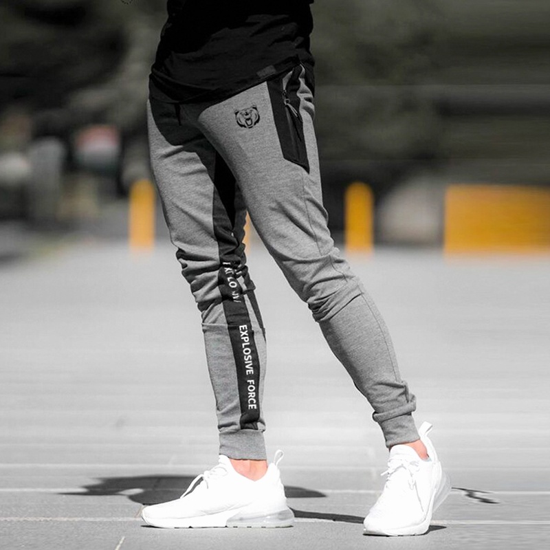 Quần Thể Thao Cotton Thoải Mái Ôm Dáng Cho Nam