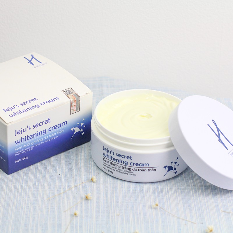 KEM BODY DƯỠNG TRẮNG TOÀN THÂN JEJU'S SECRET WHITENING CREAM H NARGUERITE