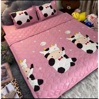 Bộ chăn ga 5 món cotton poly
