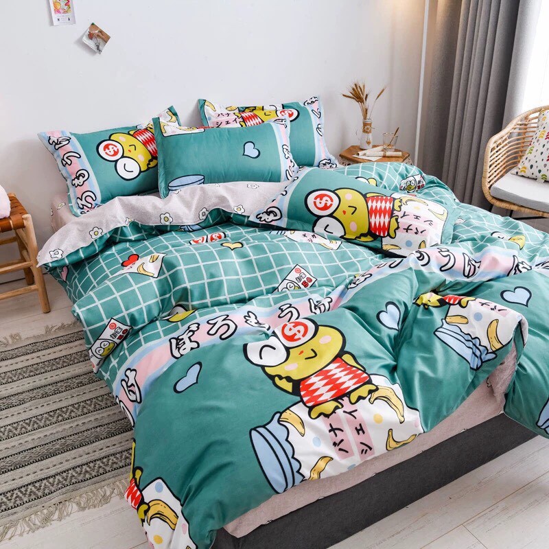 [BỘ GA GỐI 4 MÓN- HÀNG LOẠI 1] BỘ GA GỐI VỎ CHĂN 4 MÓN POLY HÀN QUỐC HÀNG LOẠI 1 | BigBuy360 - bigbuy360.vn