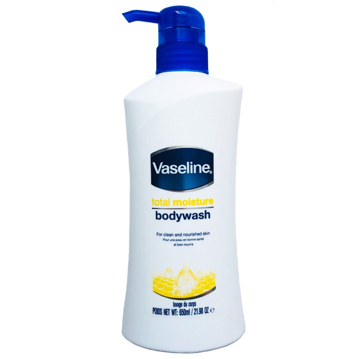 Sữa Tắm Dưỡng Ẩm & Trắng Da Vaseline Total Moisture Bodywash