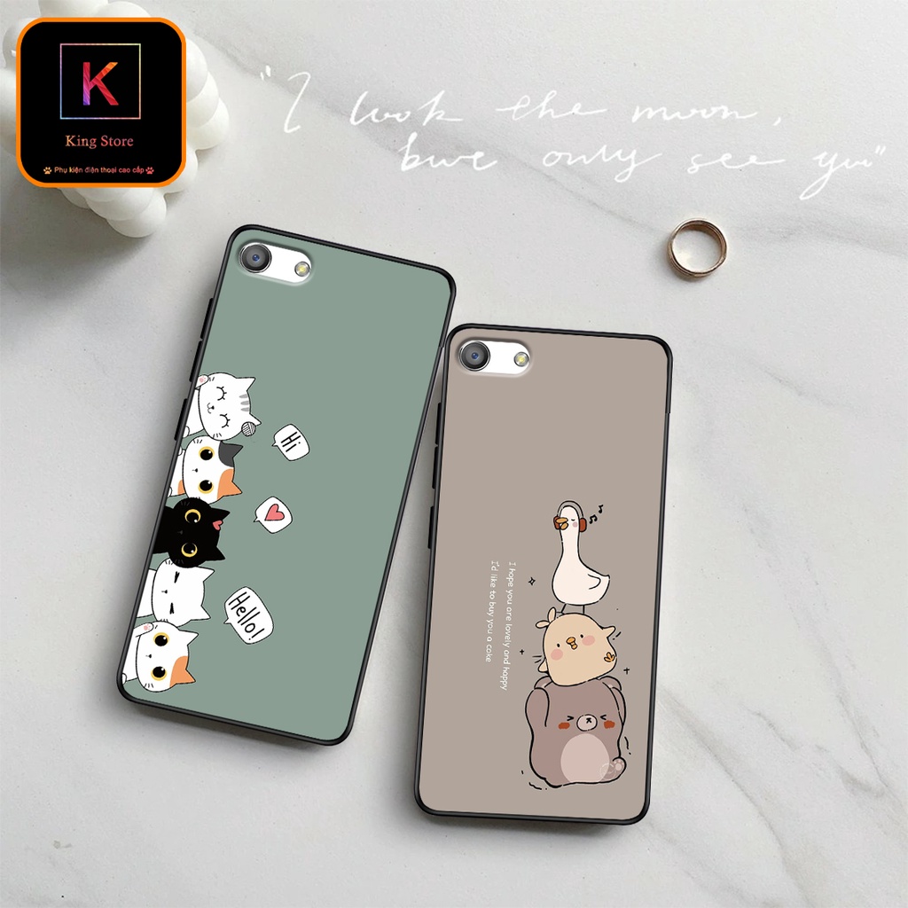 Ốp lưng Oppo A33 - Oppo A37 - Oppo Neo 7 - Oppo Neo 9 - Ốp in hình Cat&amp;Bear đáng yêu - Chất liệu TPU siêu bền