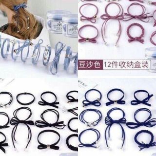 Hộp buộc tóc 12 chi tiết