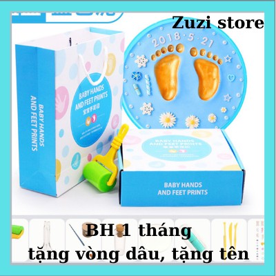 Bộ in dấu vân tay vân chân cho bé lưu giữ ki niệm đầu đời