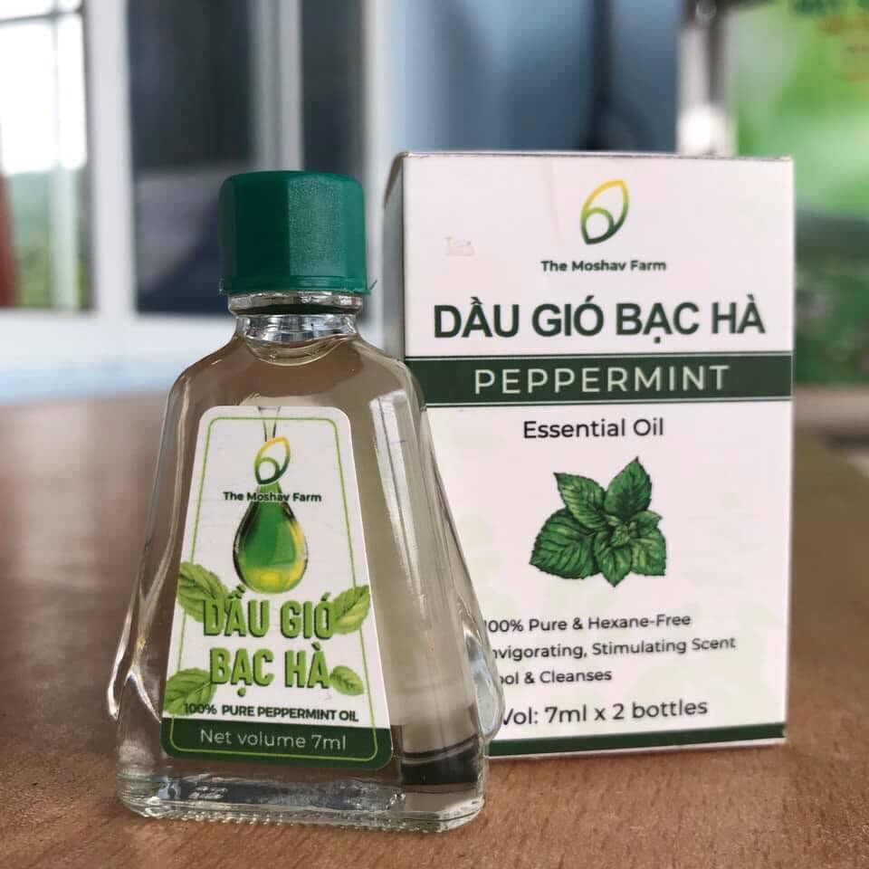 Dầu Gió Bạc Hà ( Hộp 2 chai)