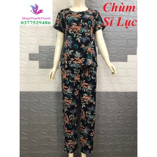 (Hỏa Tốc) Size 4 (65-75kg) Đồ bộ TRUNG NIÊN quần dài tay ngắn tôn Nhung Big Size ShopThanhThanh