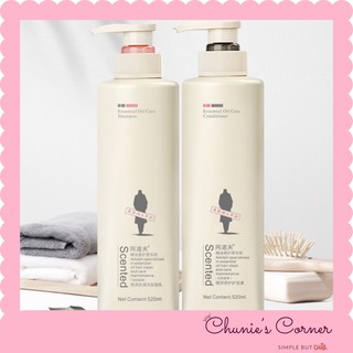Cặp dầu gội- xả adolph hương nước hoa dưỡng tóc mềm mượt