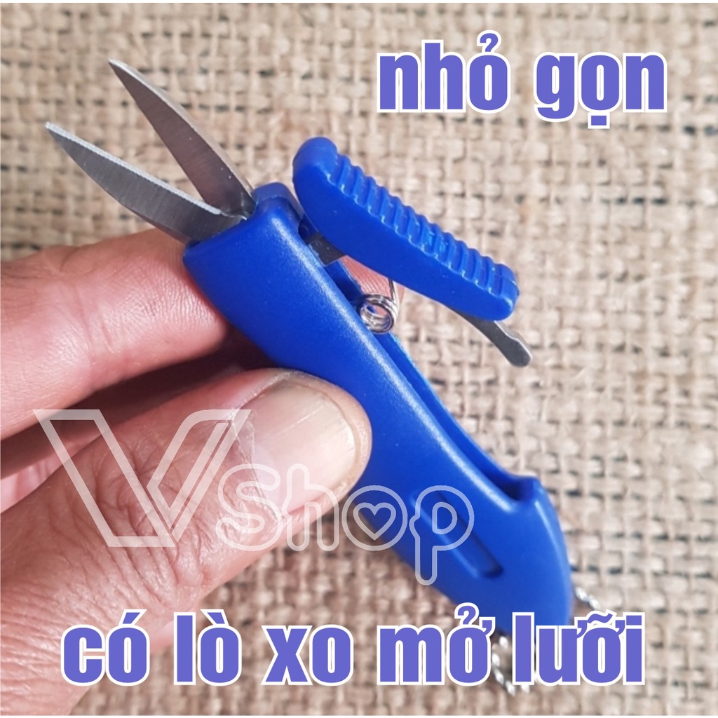 Kéo mini xếp gọn, phụ kiện, dụng cụ câu cá