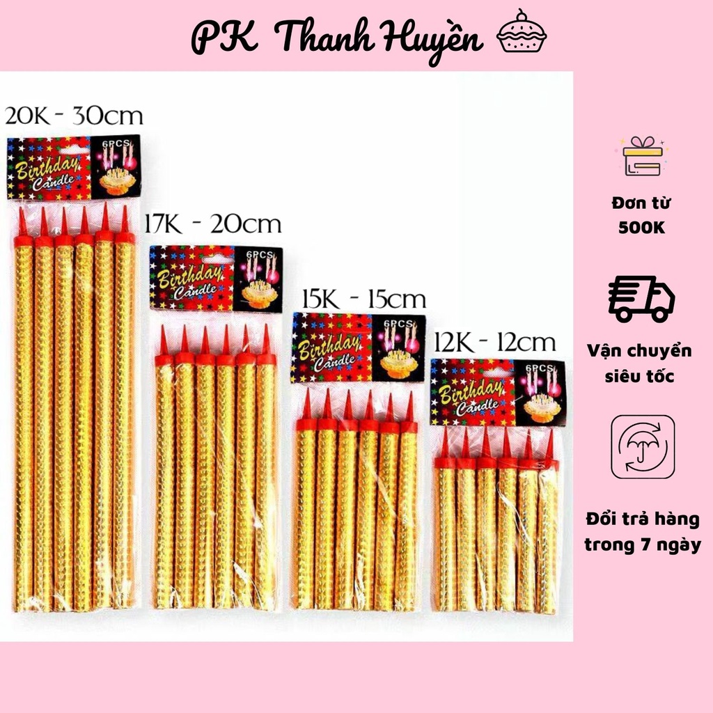 Phụ kiện trang trí bánh sinh nhật, bánh kem - Nến phụt