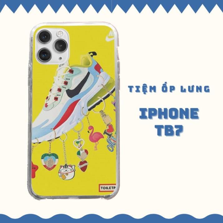 Ốp lưng NIKE móc khóa nền vàng cho Iphone 5 6 7 8 Plus 11 12 Pro Max X Xr NIKPOD00107