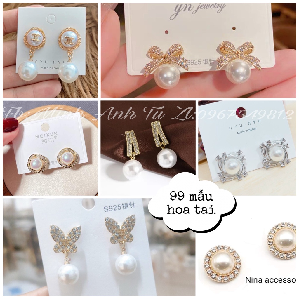 Các Mẫu Hoa Tai, Bông Tai Cô Dâu