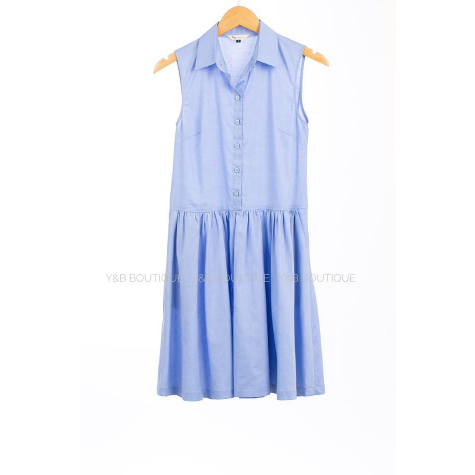 ĐẦM BABAYDOLL XANH DA TRỜI