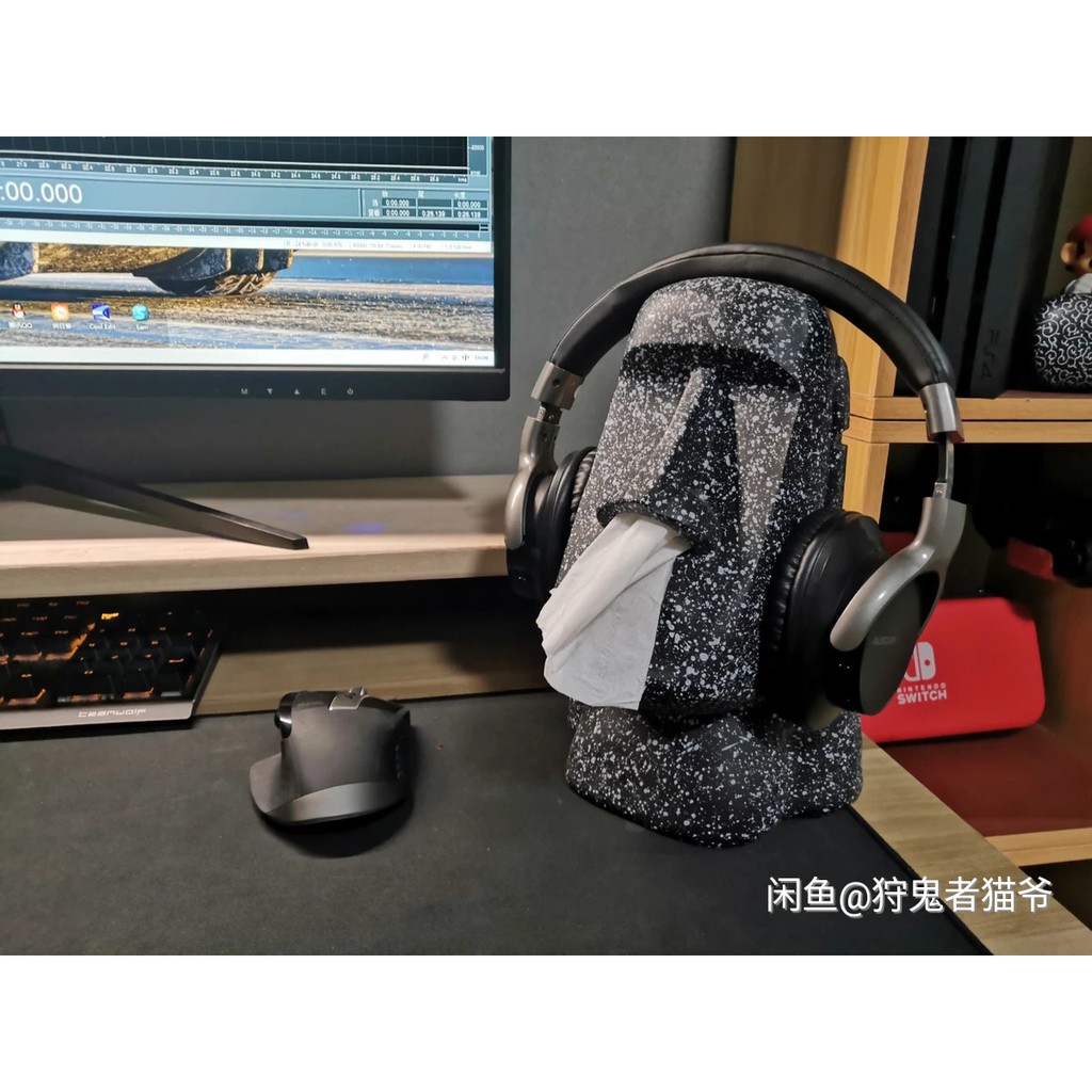 (CÓ SẴN) Chân đế treo tai nghe - để khăn giấy, mắt kính, nón - Giá treo tai nghe - Headphone Stand