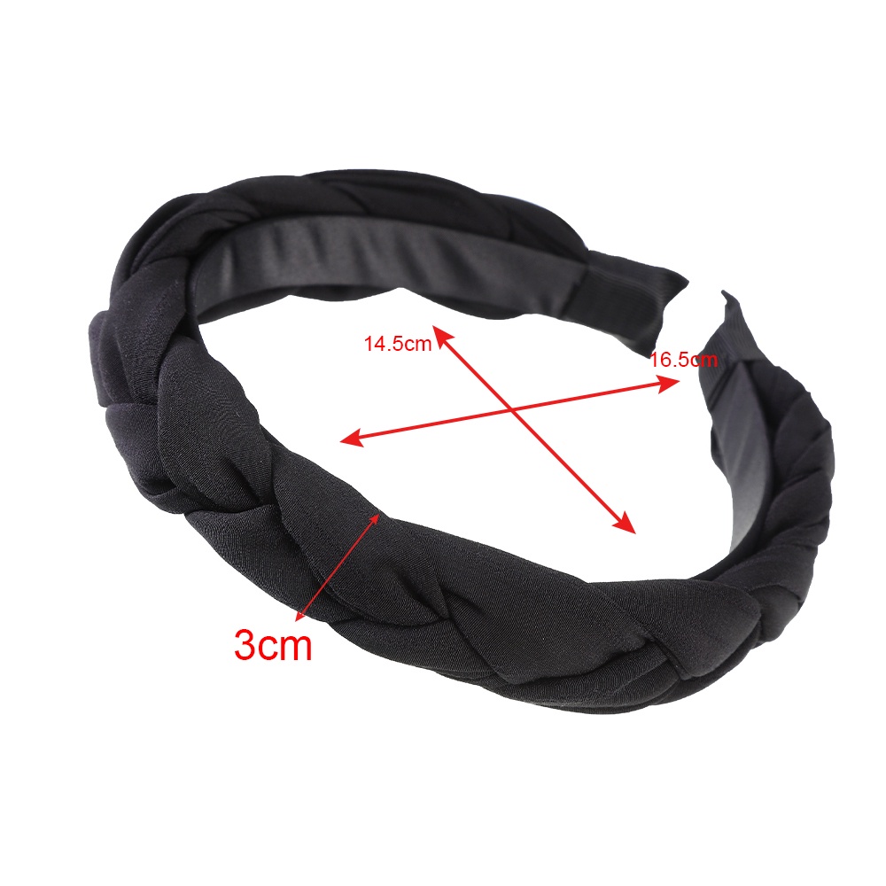 Băng Đô Haimeikang Vải Nhung Bện Xoắn Phong Cách Hàn Quốc Retro Cho Nữ