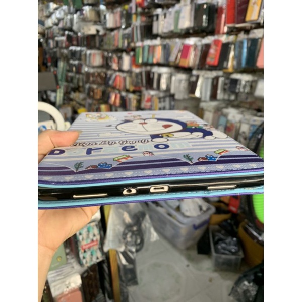 Bao da Samsung Tab A 9.7inch P555 dẻo hình kitty doremon siêu dễ thương