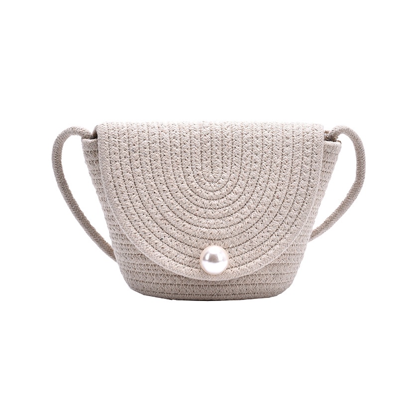 Túi Cói Đeo Vai Thời Trang Mùa Hè Năm 2021 Phong Cách Hàn Quốc Cho Nữ