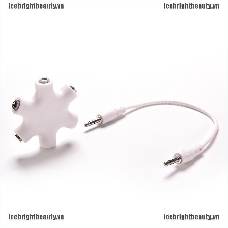 Bộ Chia Âm Thanh Tai Nghe 3.5mm Từ 1 Đầu Đực Sang 2 3 4 5 Đầu Cái