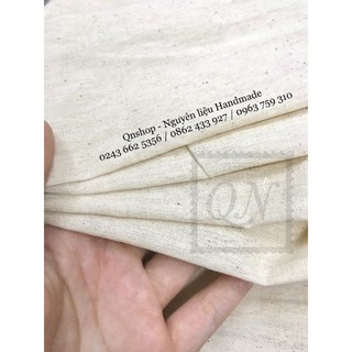 1m x 0.9m Vải mộc dùng để thêu, bọc sổ, may rèm...