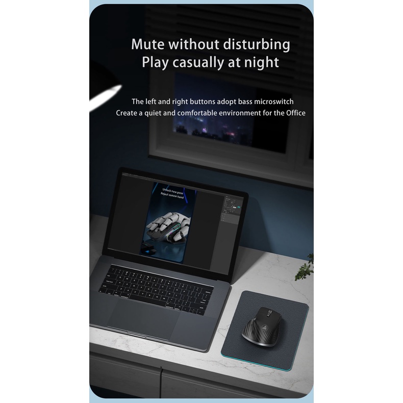 Chuột máy tính không dây Calstone Pro 1S