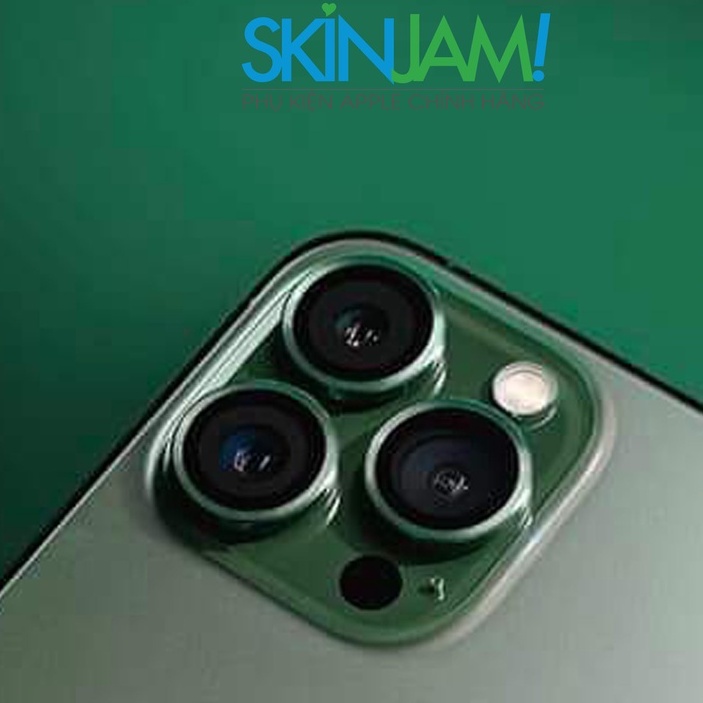 Lens Camera KUZOOM Xanh Rêu/ Xanh Đen Màu Nguyên Bản iP 13/ 13 Promax Chính Hãng Cao Cấp Kuzoom, Có Khung Trợ Dán