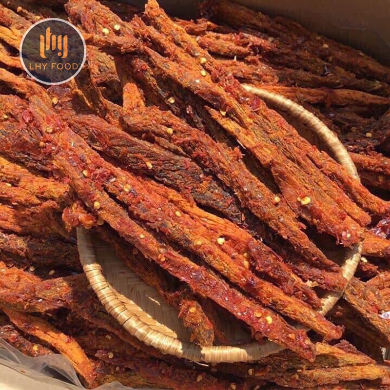 Khô bò que 250g LhyFood đồ ăn vặt Hà Nội vừa ngon vừa rẻ