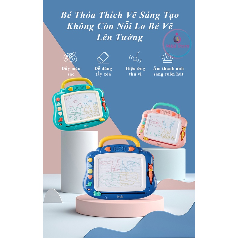 Bảng Vẽ Tự Xóa Từ Tính Có Nhạc - KUB