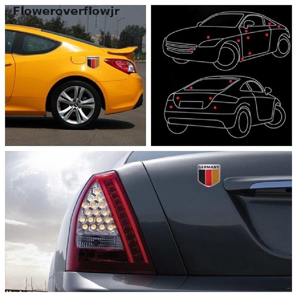 Miếng Dán Logo Đức 3D Bằng Nhôm Cho Xe Hơi