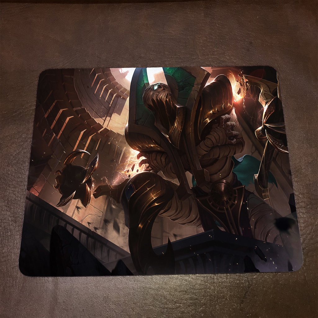 Lót chuột máy tính League of Legends FIDDLESTICKS - Mẫu 1 Mousepad cao su êm ái, nhận in theo yêu cầu