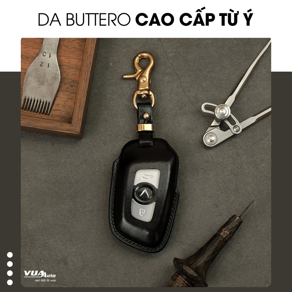 Bao da chìa khóa ô tô Bespoke đẳng cấp và sang trọng, thiết kế thủ công handmade tỉ mỉ, da bò Ý nhập khẩu cao cấp