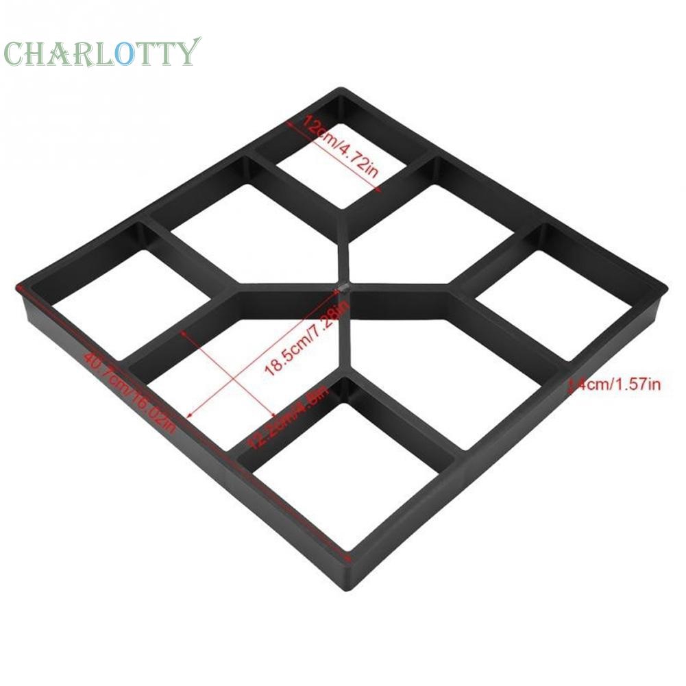 Khuôn đổ gạch/xi măng cho lối đi DIY độc đáo