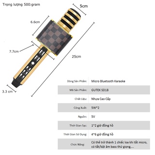 Micro karaoke Bluetooth SD18