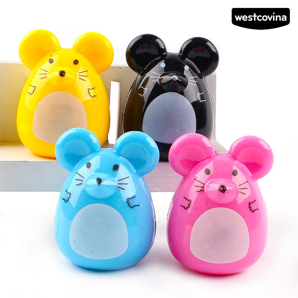 [Hot]✍Set 3 Dụng Cụ Gọt Bút Chì Hình Chú Chuột Dễ Thương