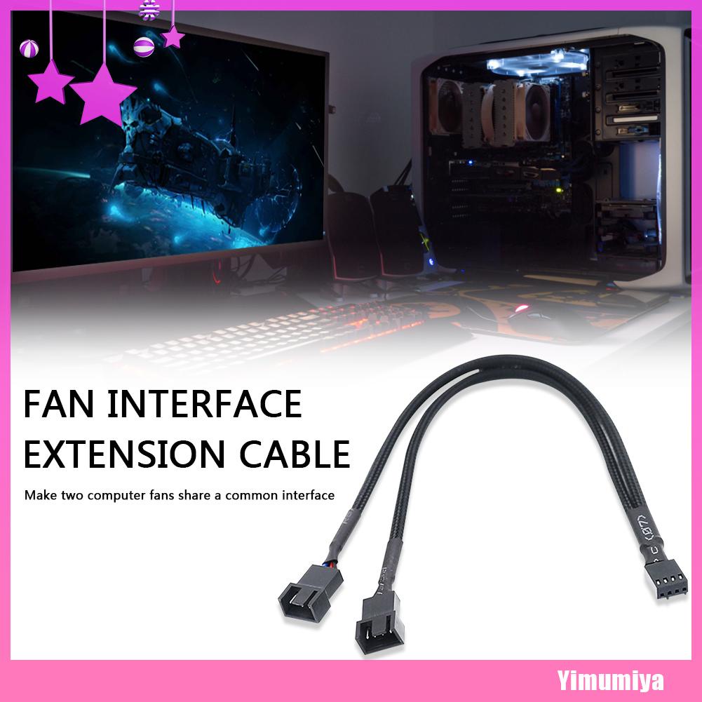Dây Cáp Chia Cổng 4 Pin Thành 3 / 4 Pin Cho Quạt Cpu Pc