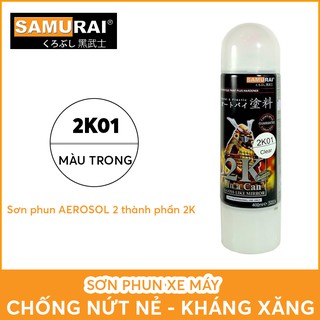 Chai sơn xịt Samurai phủ bóng trong 2K01
