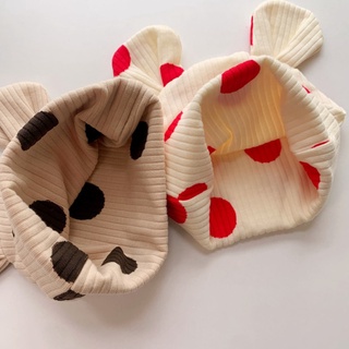 Mũ Beanie Chấm Bi Dễ Thương Cho Bé