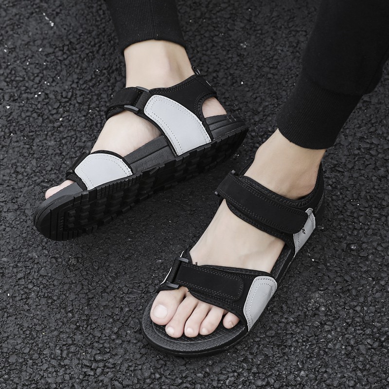 Giày sandal hở ngón đế bằng phong cách hàn quốc cho nam