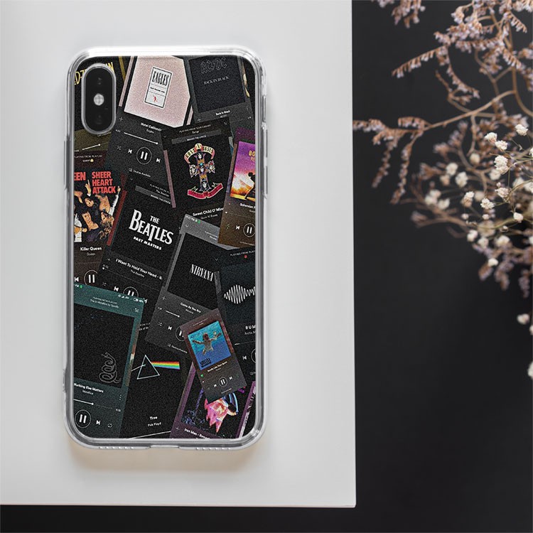 Ốp lưng iphone silicon chống bẩn The Beatles NIVARDA MUSIC  cho các dòng IP 5 trở lên PAP20210166