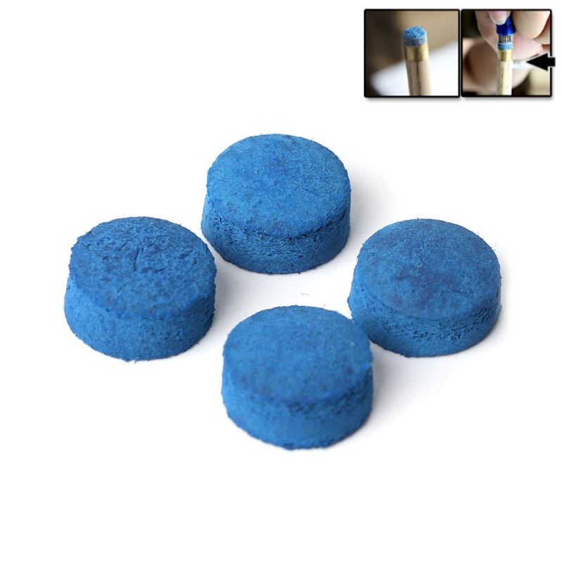 Set 50 đầu cơ bida màu xanh dương 9mm 10mm