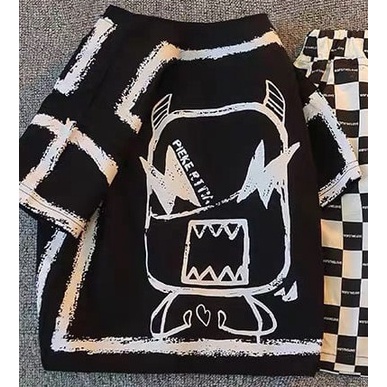 Bộ Quần Áo Cộc Tay Cho Bé Bộ Thun Trẻ Em Phong Cách Hàn Quốc Pieke Cho Bé Từ 8 Đến 32Kg Thời Trang Trẻ Em Chaarlie Kids