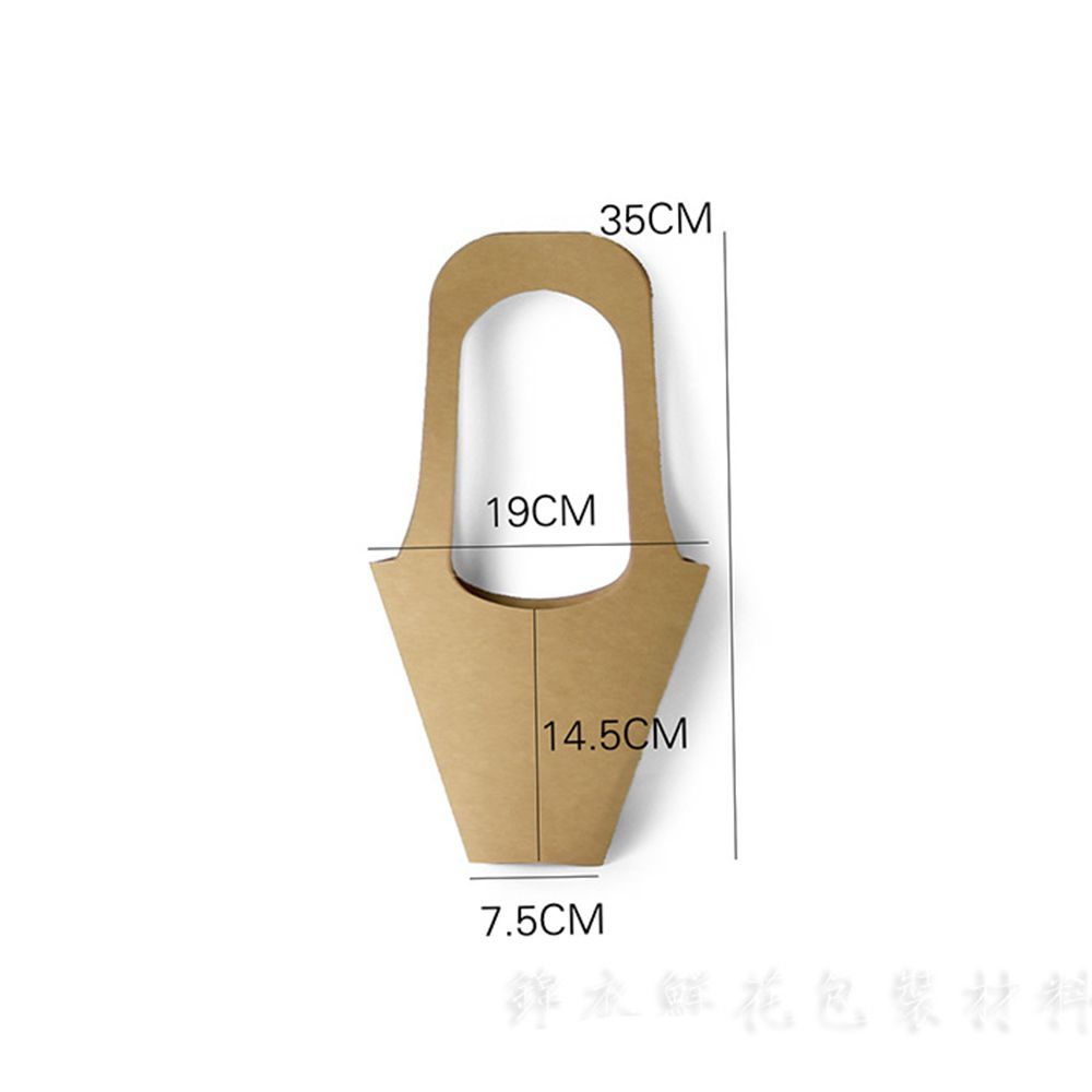 Túi giấy đựng hoa hồng có tay cầm dùng trang trí tiệc